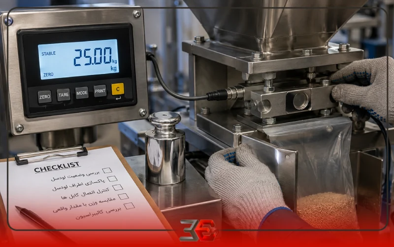 بررسی سیستم توزین کیسه پرکن