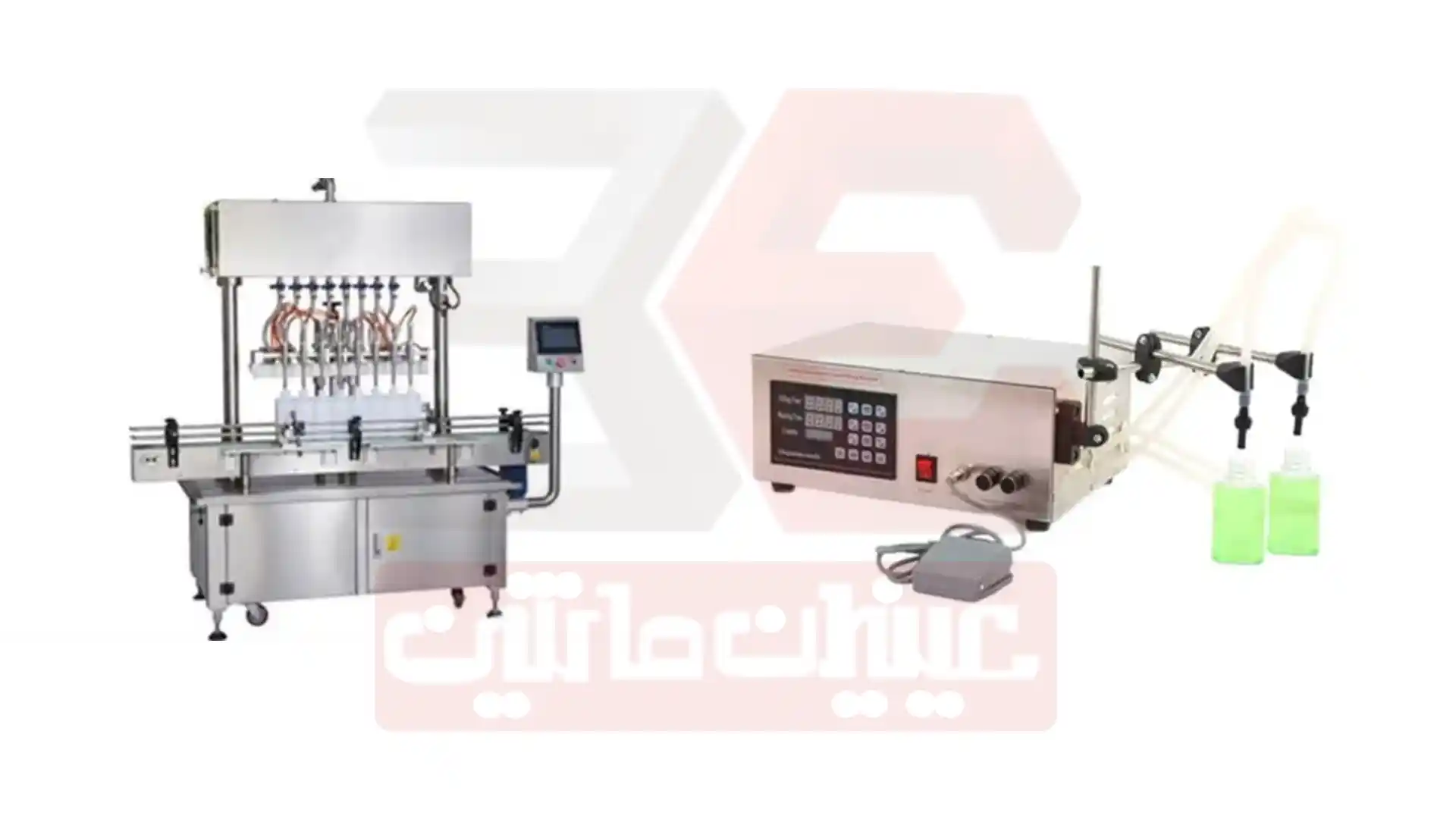 تفاوت‌های پرکن مایعات غلیظ و رقیق